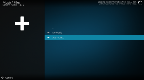 add audiobooks to Kodi