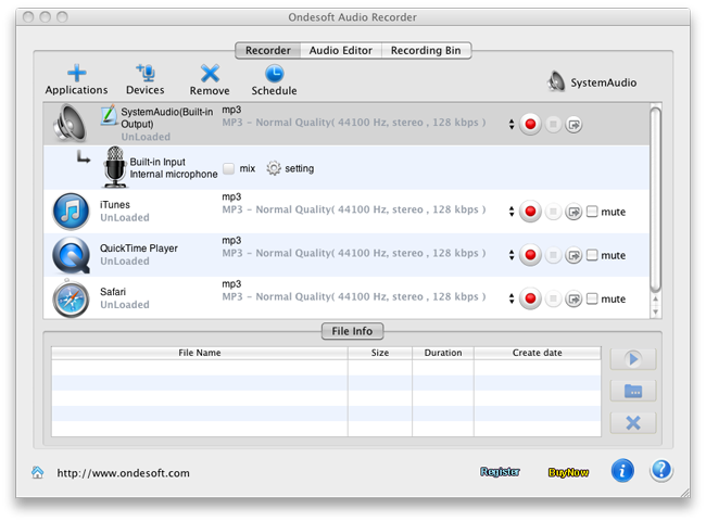 digital voice recorder for mac os x