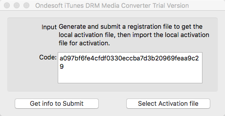 activation file