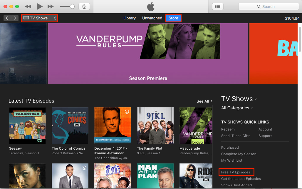 free tv shows for mac