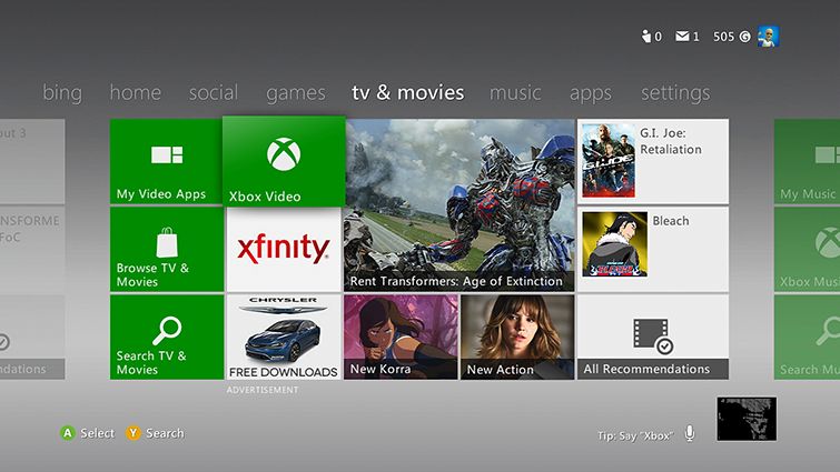 itunes on xbox