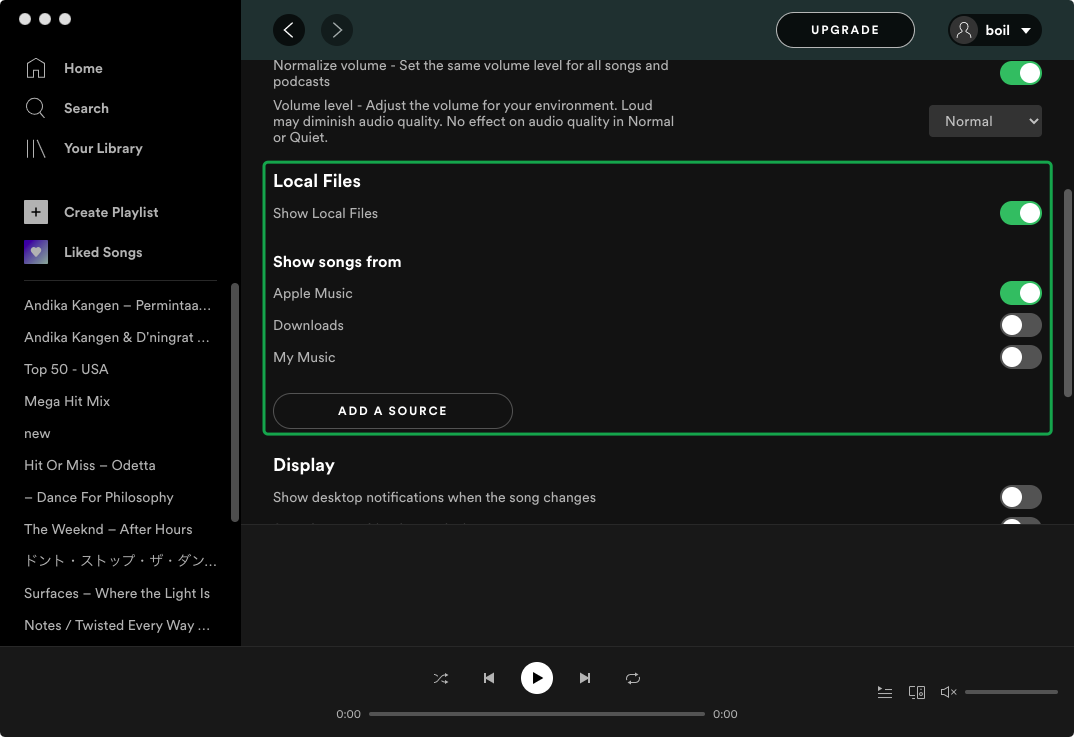 add itunes songs to spotify