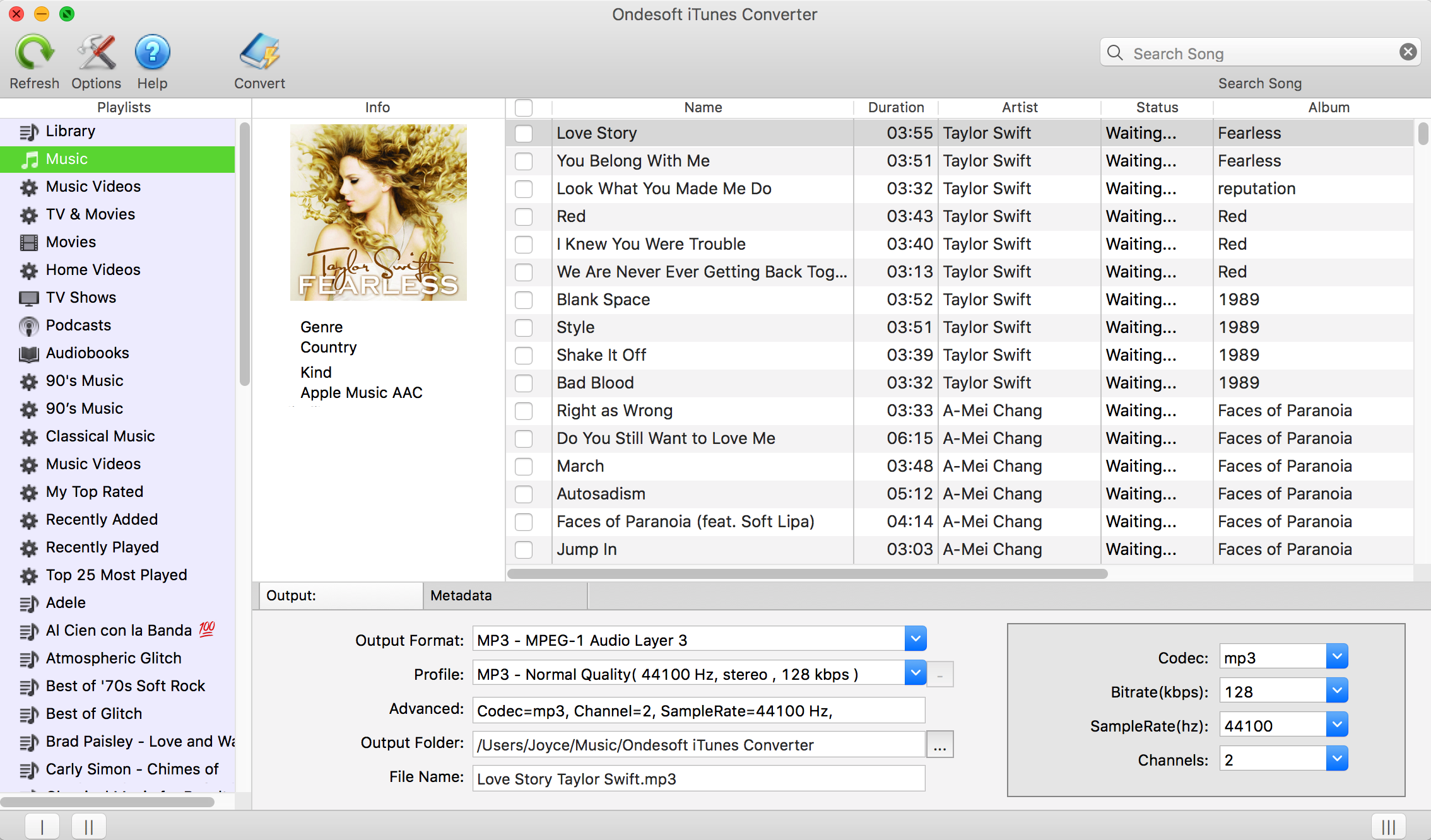 blind friendly itunes to mp3 converter