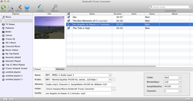 itunes video converter to mp3