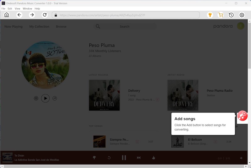 Pandora Music Converter