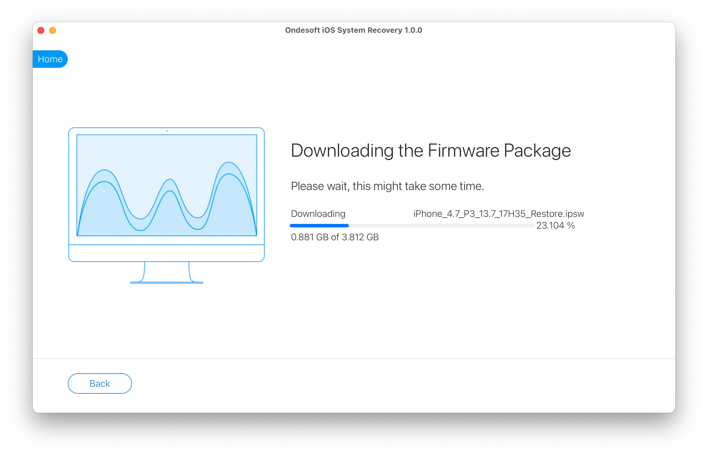 baixar pacote de firmware