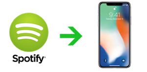 transfira Spotify Free Music para o iPhone X