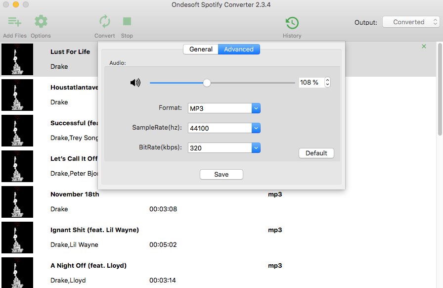 Spotify to mp3, m4a, wav, flac