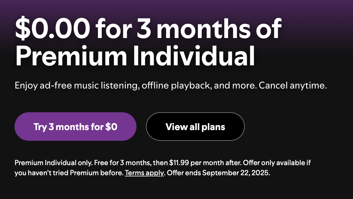 Spotify Premium free