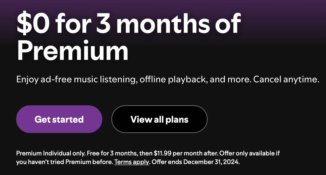 Spotify Premium free