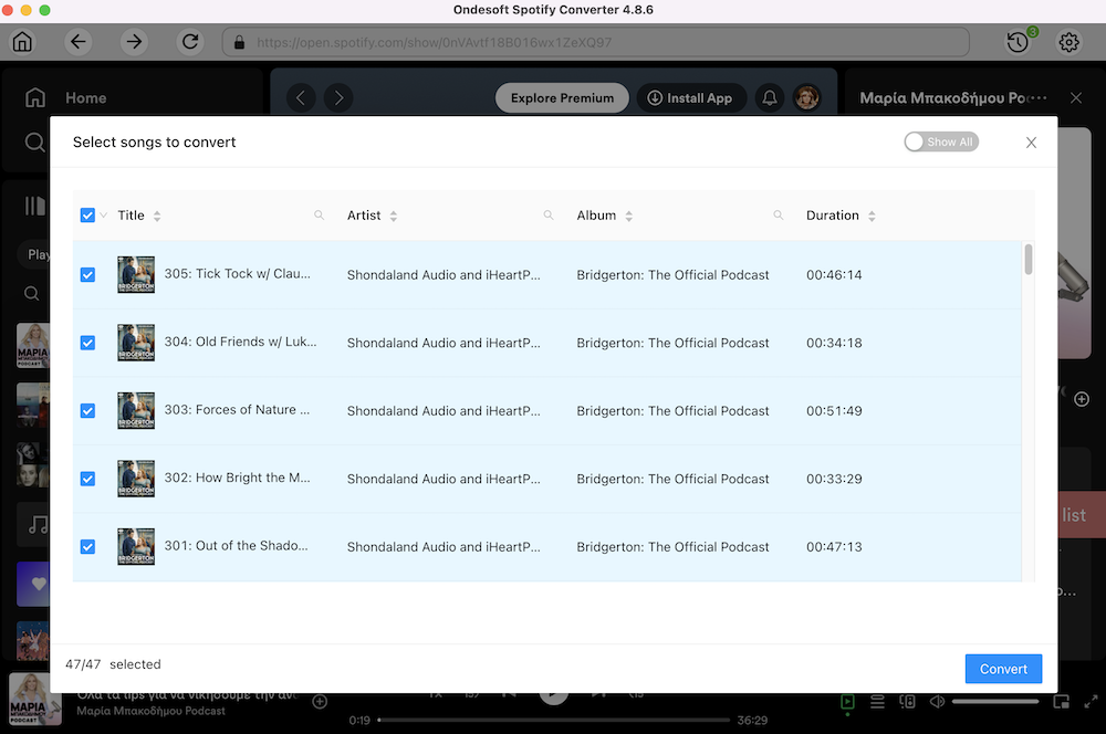 Download Spotify Podcasts to mp3 with free or premium account