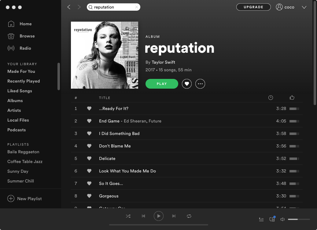 download taylor swift reputation album zip