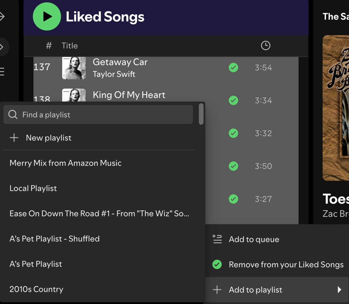 Share Spotify Liked Songs