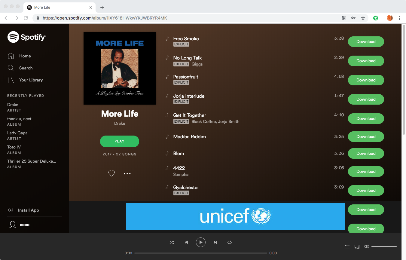 Spotify hack alternatifi