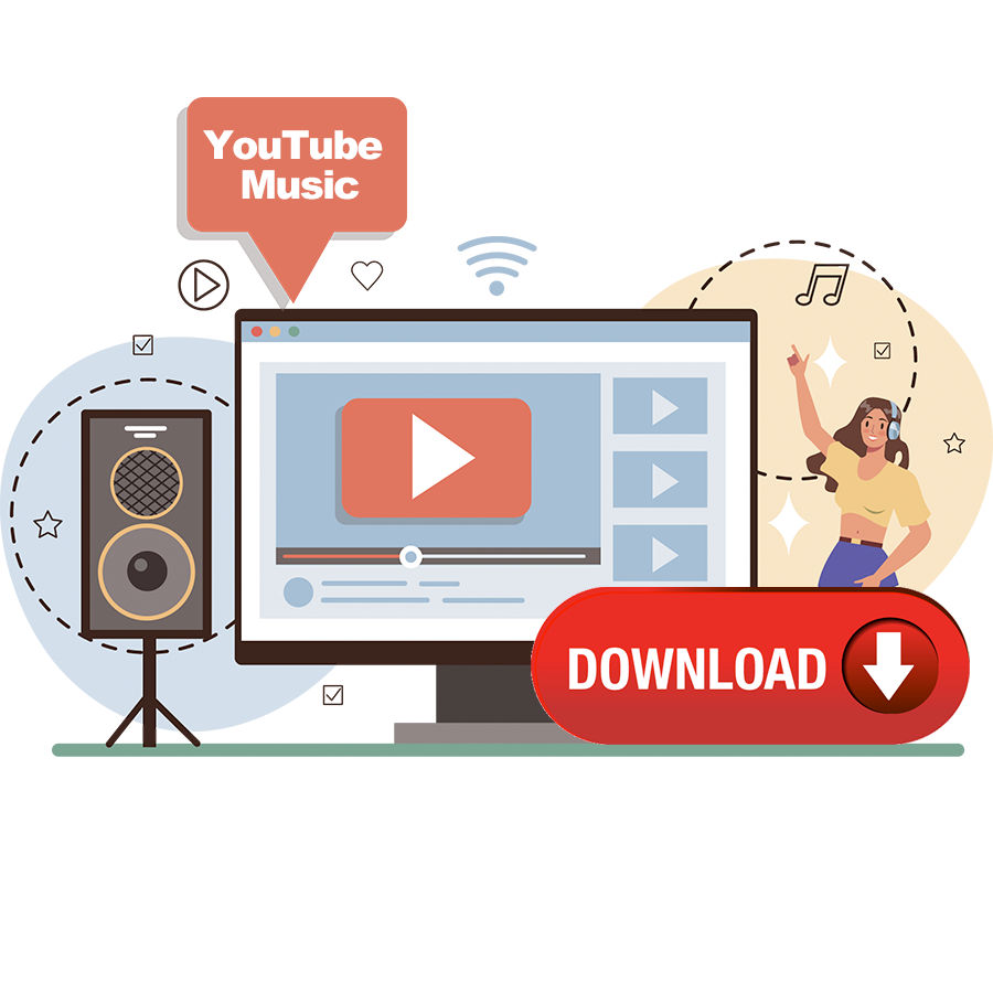 Download YouTube Music playlists on Mac