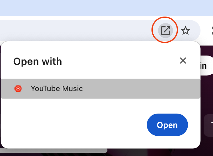 YouTube Music desktop app